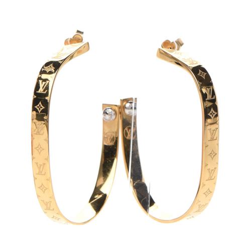 lv gold hoop earrings dupe